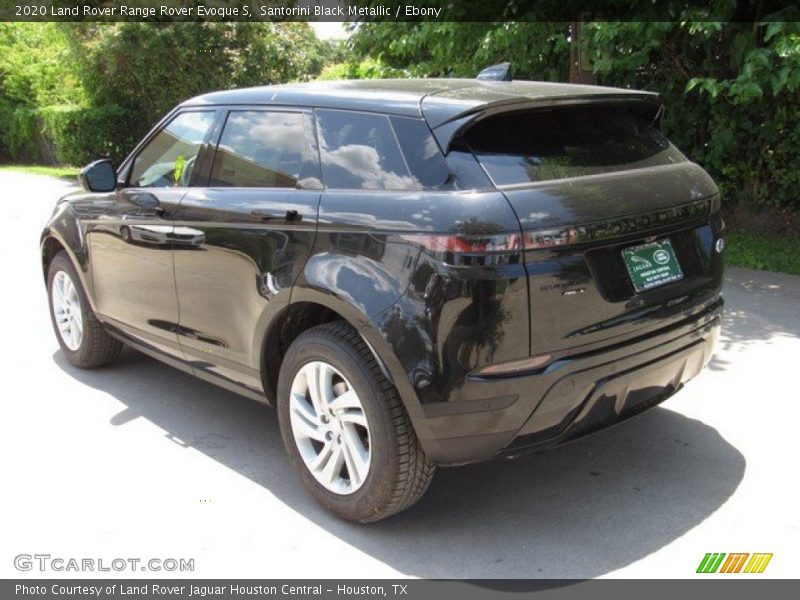 Santorini Black Metallic / Ebony 2020 Land Rover Range Rover Evoque S