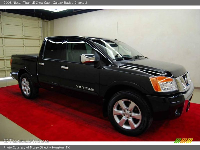 Galaxy Black / Charcoal 2008 Nissan Titan LE Crew Cab
