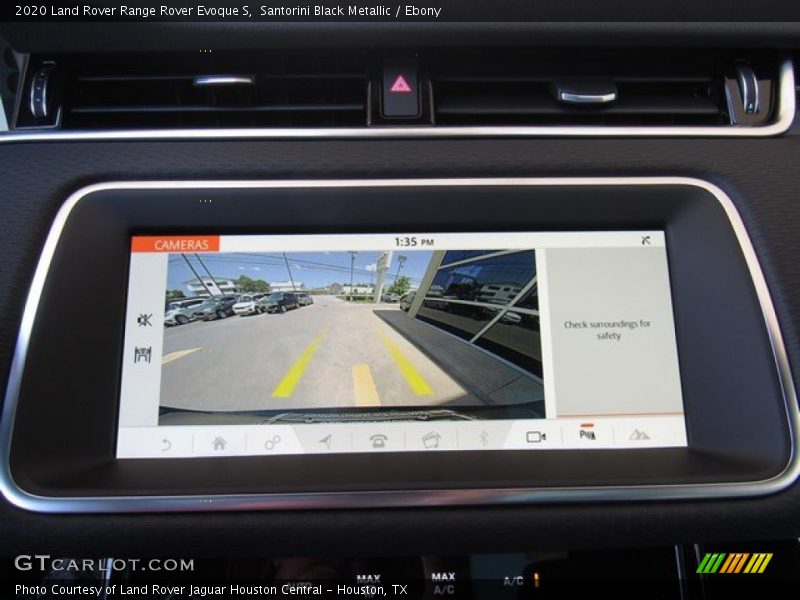 Controls of 2020 Range Rover Evoque S