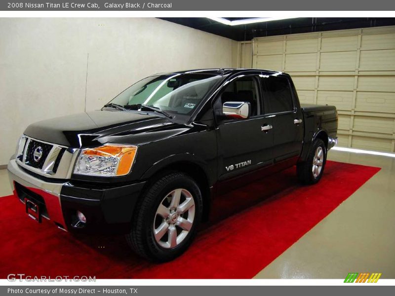 Galaxy Black / Charcoal 2008 Nissan Titan LE Crew Cab