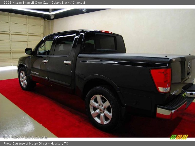 Galaxy Black / Charcoal 2008 Nissan Titan LE Crew Cab