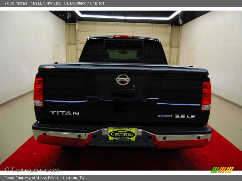 Galaxy Black / Charcoal 2008 Nissan Titan LE Crew Cab