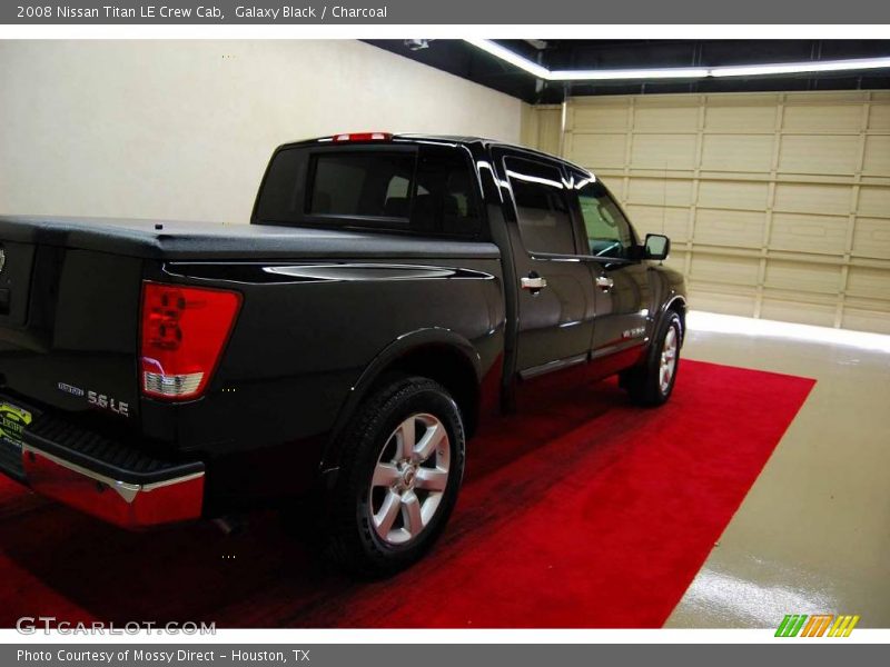 Galaxy Black / Charcoal 2008 Nissan Titan LE Crew Cab