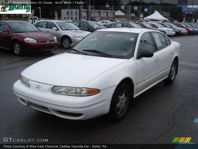 Arctic White / Pewter 2000 Oldsmobile Alero GX Sedan