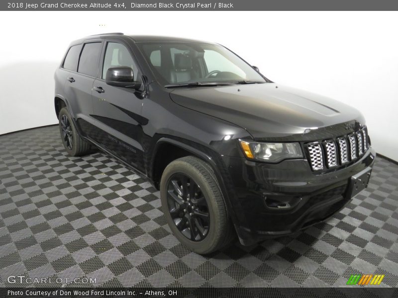 Diamond Black Crystal Pearl / Black 2018 Jeep Grand Cherokee Altitude 4x4