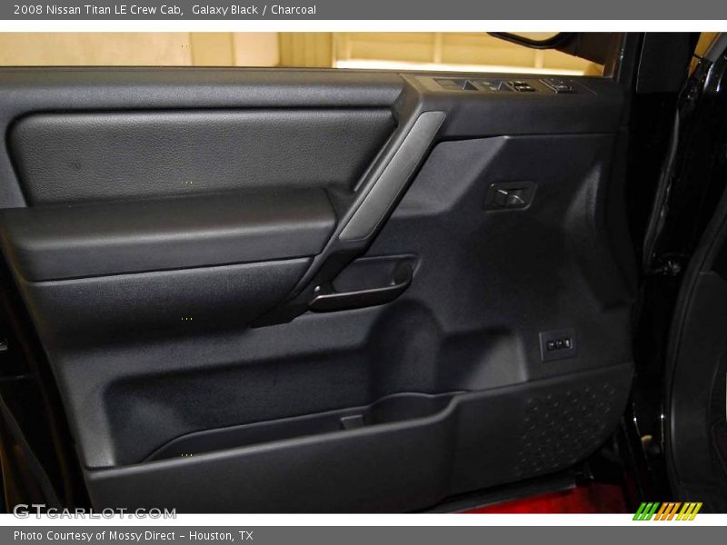 Galaxy Black / Charcoal 2008 Nissan Titan LE Crew Cab
