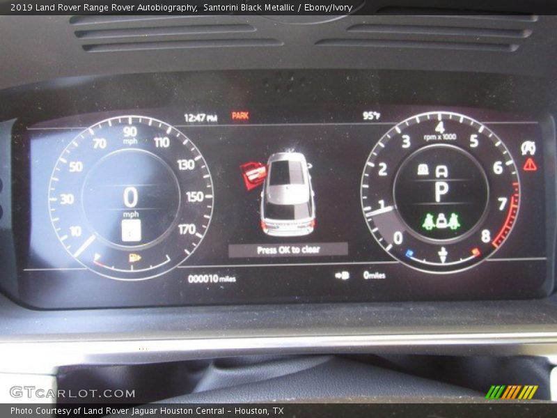  2019 Range Rover Autobiography Autobiography Gauges