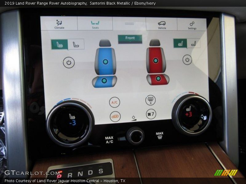Controls of 2019 Range Rover Autobiography