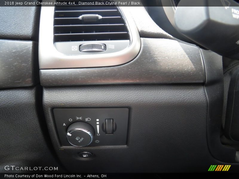 Diamond Black Crystal Pearl / Black 2018 Jeep Grand Cherokee Altitude 4x4