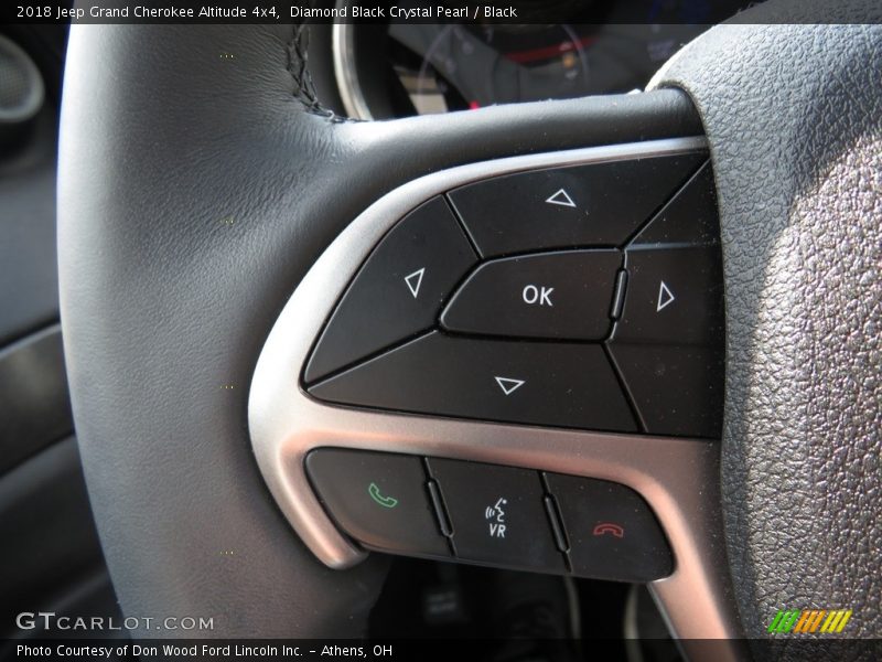 Diamond Black Crystal Pearl / Black 2018 Jeep Grand Cherokee Altitude 4x4
