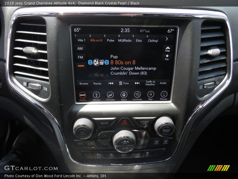 Diamond Black Crystal Pearl / Black 2018 Jeep Grand Cherokee Altitude 4x4