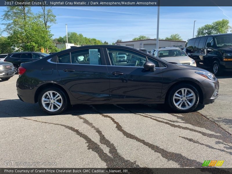 Nightfall Gray Metallic / Dark Atmosphere/Medium Atmosphere 2017 Chevrolet Cruze LT