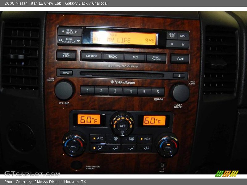 Galaxy Black / Charcoal 2008 Nissan Titan LE Crew Cab
