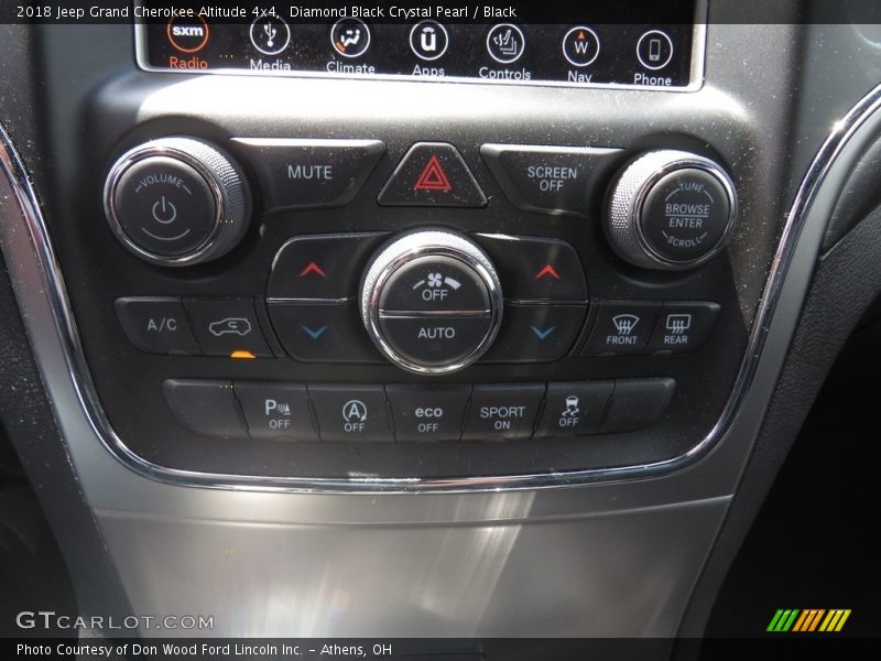 Diamond Black Crystal Pearl / Black 2018 Jeep Grand Cherokee Altitude 4x4