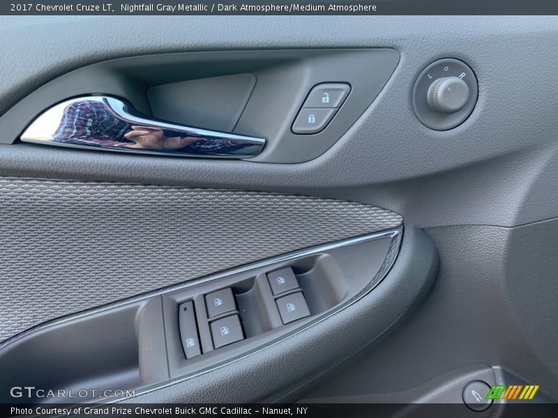 Nightfall Gray Metallic / Dark Atmosphere/Medium Atmosphere 2017 Chevrolet Cruze LT