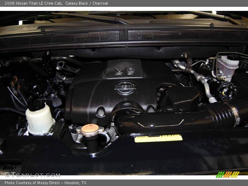 Galaxy Black / Charcoal 2008 Nissan Titan LE Crew Cab