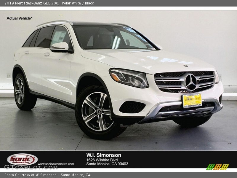 Polar White / Black 2019 Mercedes-Benz GLC 300