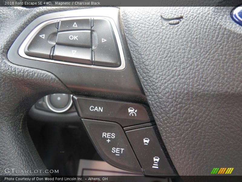 Magnetic / Charcoal Black 2018 Ford Escape SE 4WD