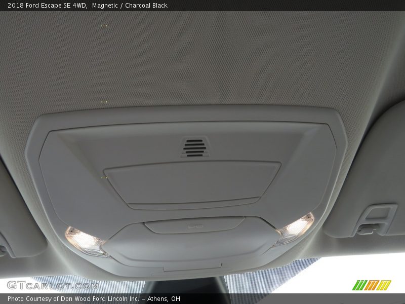 Magnetic / Charcoal Black 2018 Ford Escape SE 4WD