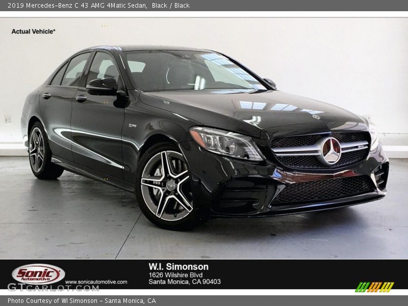 Black / Black 2019 Mercedes-Benz C 43 AMG 4Matic Sedan