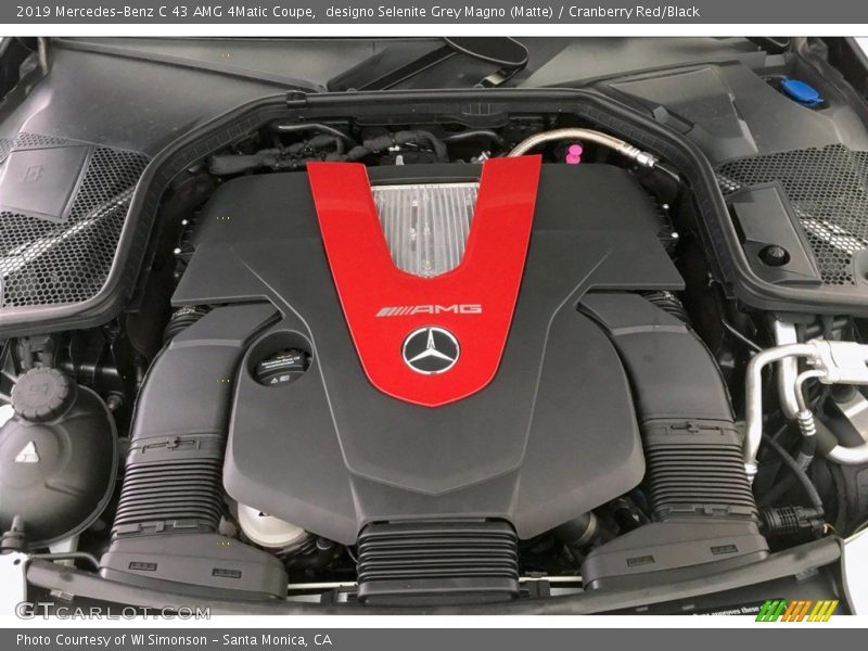  2019 C 43 AMG 4Matic Coupe Engine - 3.0 Liter AMG biturbo DOHC 24-Valve VVT V6