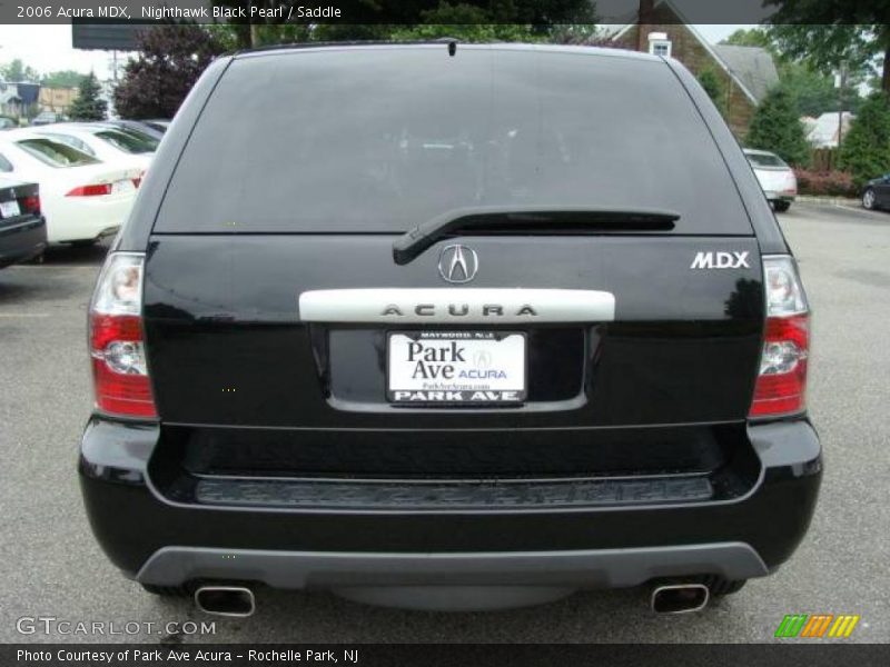 Nighthawk Black Pearl / Saddle 2006 Acura MDX