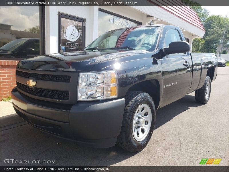 Black / Dark Titanium 2008 Chevrolet Silverado 1500 Work Truck Regular Cab