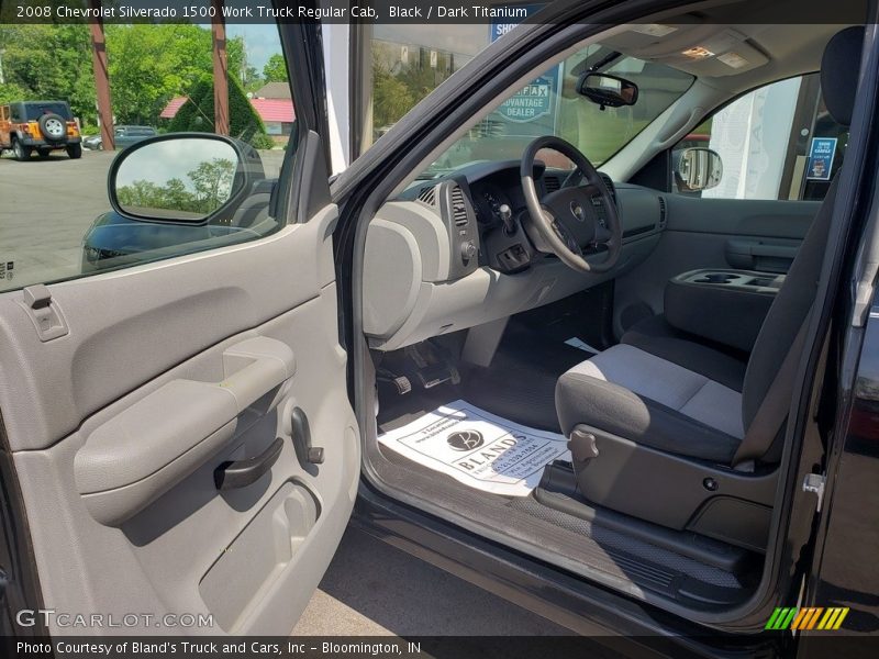 Black / Dark Titanium 2008 Chevrolet Silverado 1500 Work Truck Regular Cab