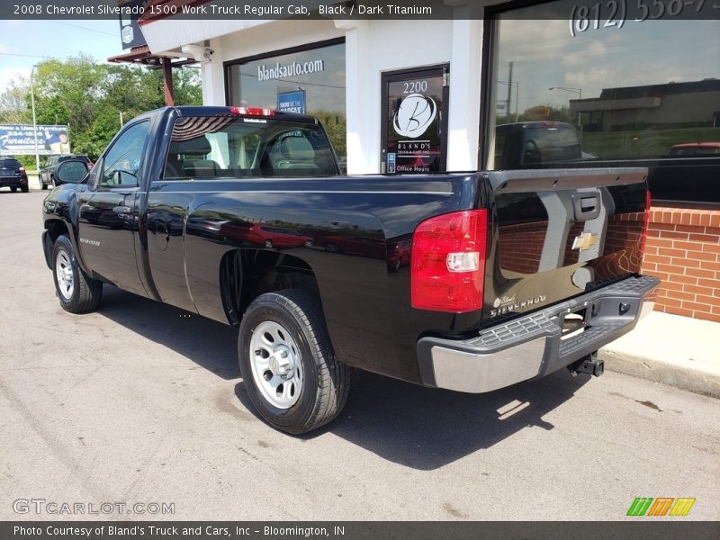 Black / Dark Titanium 2008 Chevrolet Silverado 1500 Work Truck Regular Cab