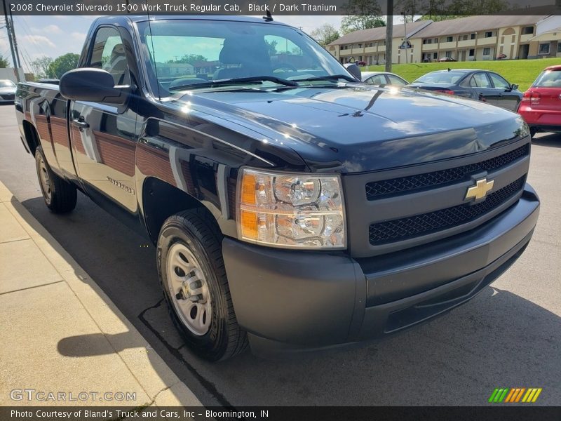 Black / Dark Titanium 2008 Chevrolet Silverado 1500 Work Truck Regular Cab