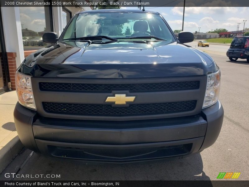 Black / Dark Titanium 2008 Chevrolet Silverado 1500 Work Truck Regular Cab