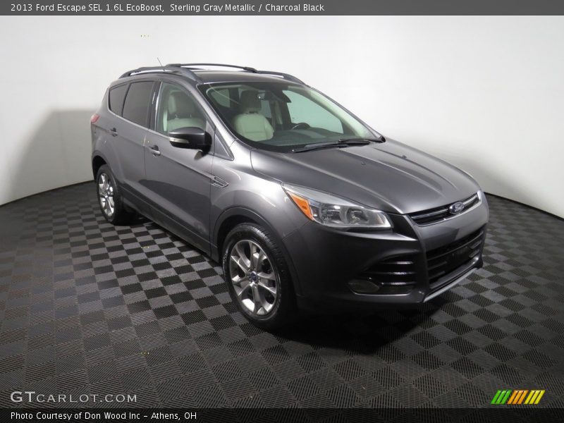 Sterling Gray Metallic / Charcoal Black 2013 Ford Escape SEL 1.6L EcoBoost