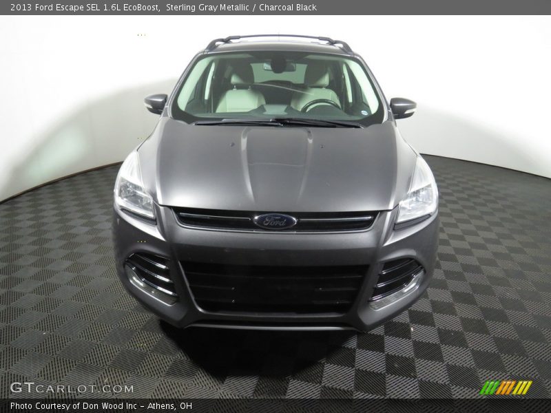 Sterling Gray Metallic / Charcoal Black 2013 Ford Escape SEL 1.6L EcoBoost