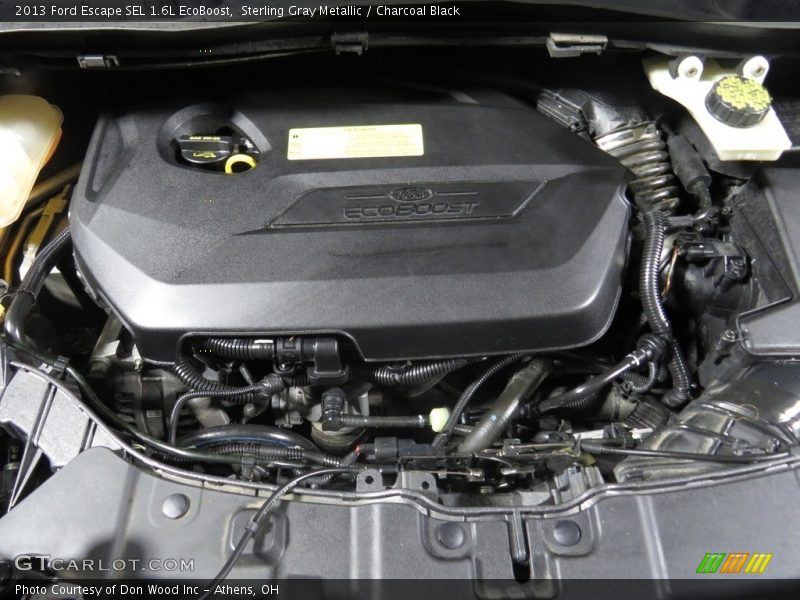 Sterling Gray Metallic / Charcoal Black 2013 Ford Escape SEL 1.6L EcoBoost