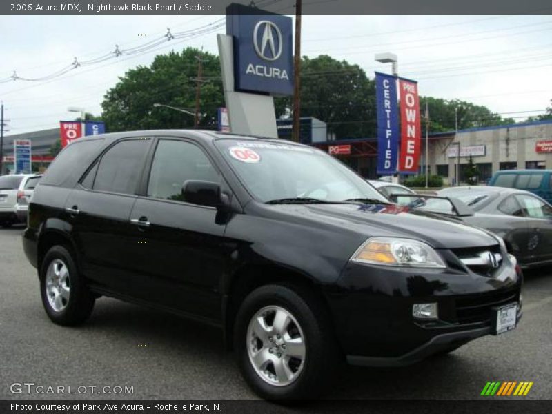 Nighthawk Black Pearl / Saddle 2006 Acura MDX