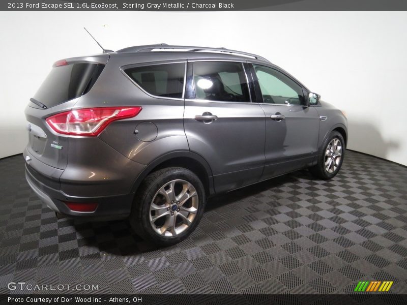 Sterling Gray Metallic / Charcoal Black 2013 Ford Escape SEL 1.6L EcoBoost