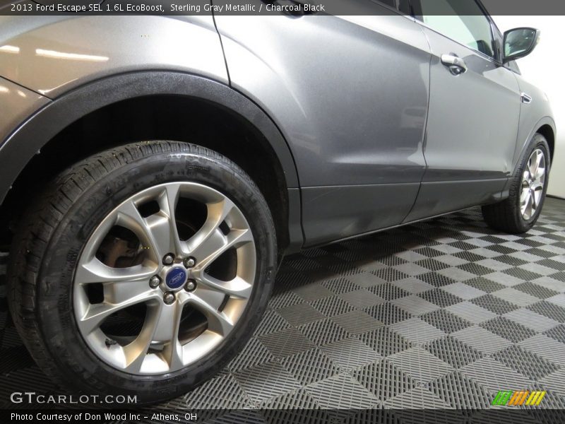 Sterling Gray Metallic / Charcoal Black 2013 Ford Escape SEL 1.6L EcoBoost