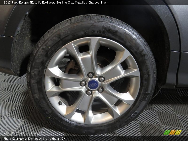 Sterling Gray Metallic / Charcoal Black 2013 Ford Escape SEL 1.6L EcoBoost
