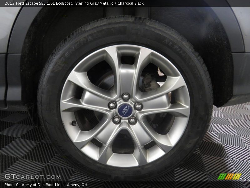 Sterling Gray Metallic / Charcoal Black 2013 Ford Escape SEL 1.6L EcoBoost