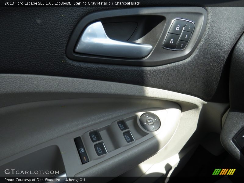 Sterling Gray Metallic / Charcoal Black 2013 Ford Escape SEL 1.6L EcoBoost