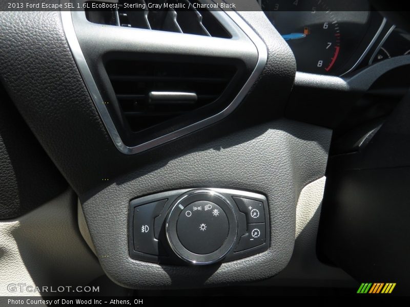 Sterling Gray Metallic / Charcoal Black 2013 Ford Escape SEL 1.6L EcoBoost