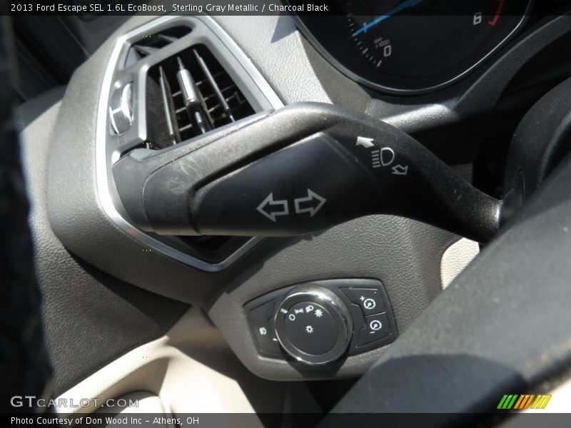 Sterling Gray Metallic / Charcoal Black 2013 Ford Escape SEL 1.6L EcoBoost