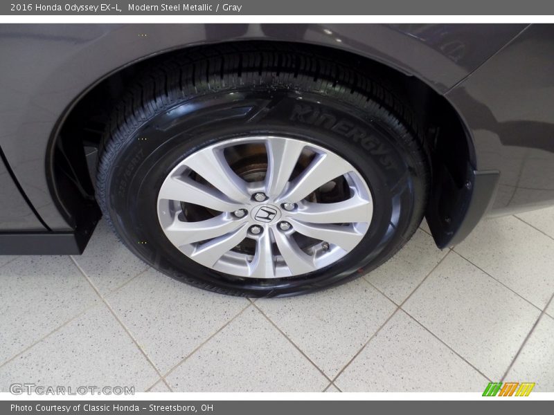 Modern Steel Metallic / Gray 2016 Honda Odyssey EX-L