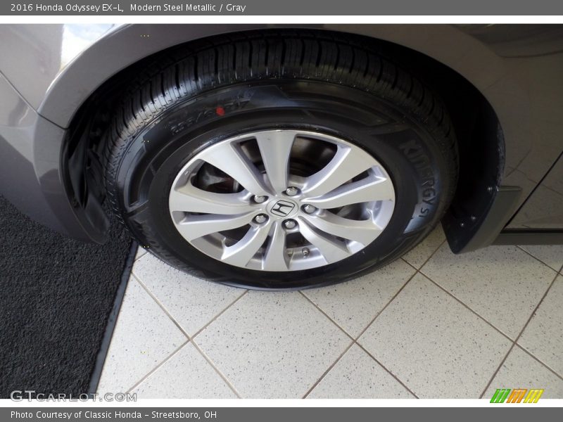 Modern Steel Metallic / Gray 2016 Honda Odyssey EX-L