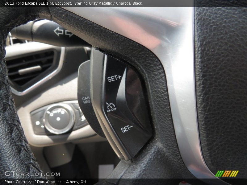 Sterling Gray Metallic / Charcoal Black 2013 Ford Escape SEL 1.6L EcoBoost