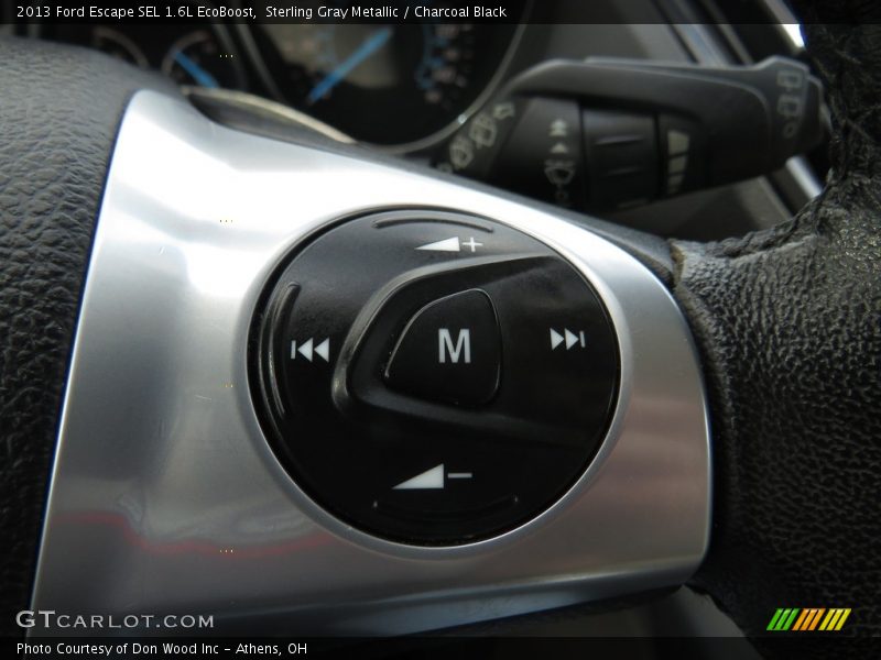 Sterling Gray Metallic / Charcoal Black 2013 Ford Escape SEL 1.6L EcoBoost