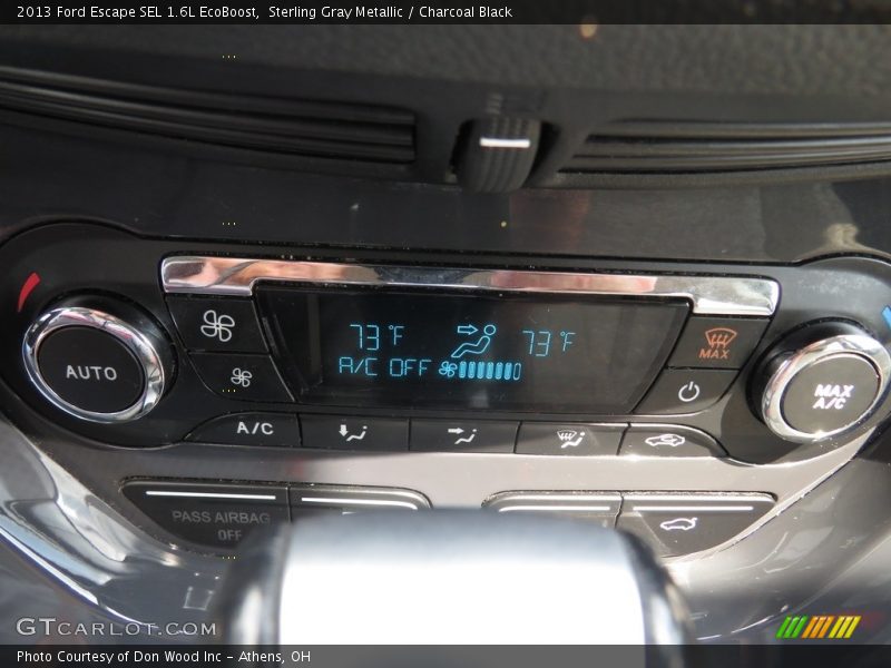 Sterling Gray Metallic / Charcoal Black 2013 Ford Escape SEL 1.6L EcoBoost