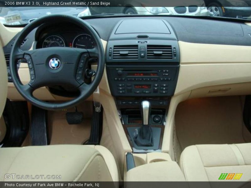 Highland Green Metallic / Sand Beige 2006 BMW X3 3.0i