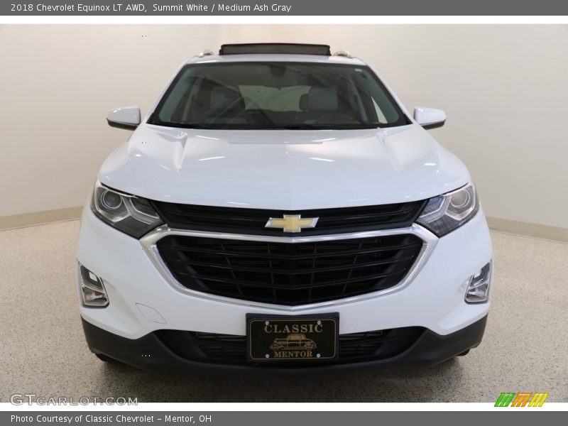 Summit White / Medium Ash Gray 2018 Chevrolet Equinox LT AWD