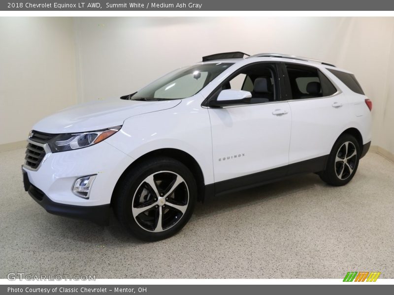 Summit White / Medium Ash Gray 2018 Chevrolet Equinox LT AWD